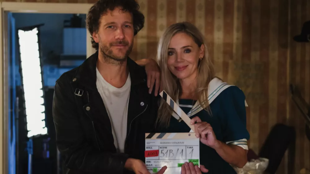 Klemen Slakonja in Katarina Čas