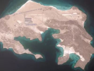 A satellite view shows a full view of Perim Island in the Bab el-Mandeb Strait, Yemen, September 13, 2026. Yemen's Iran-aligned Houthis reached the strategic island on September 11, according to four Yemeni government sources. 2026 Planet Labs PBC/Handout via REUTERS THIS IMAGE HAS BEEN SUPPLIED BY A THIRD PARTY. MANDATORY CREDIT
