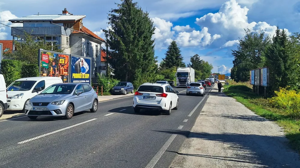 14.09.2026. Celov&scaron;ka cesta predviden odsek za prenovo pri Guncljah.
