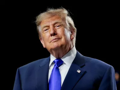 U.S. President Donald Trump arrives on stage at the Republican National Midterm Convention in Dallas, Texas, U.S., September 9, 2026. REUTERS/Evan Vucci