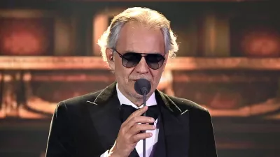 FILED - 05 December 2020, Berlin: Italian opera singer Andrea Bocelli preforms on stage during the ZDF gala "A Heart for Children". Photo: Britta Pedersen/dpa-Zentralbild/pool/dpa