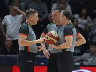 Zadar, 23.01.2026.- Dvorana Kre&scaron;imira Ćosića na Vi&scaron;njiku. 16. kolo AdmiralBet ABA lige KK Zadar - KK Cedevita OlimpijaFoto: Zvonko KUCELIN/KK Zadar