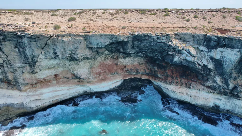 Avstralija.Ravnica Nullarbor na jugu Avstralije.Foto: Matej Lipar