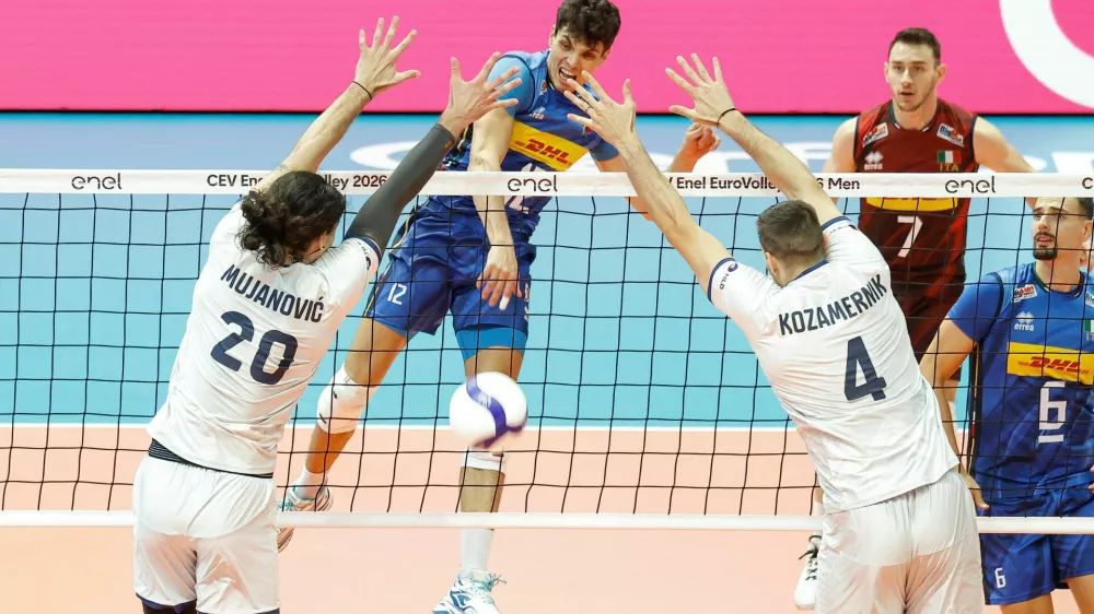 nik mujanovic, slovenija, italija, odbojka, evropsko prvenstvo, modena