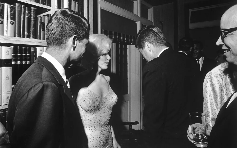  JFK in Marilyn Monroe leta 1962, tik pred njeno smrtjo 