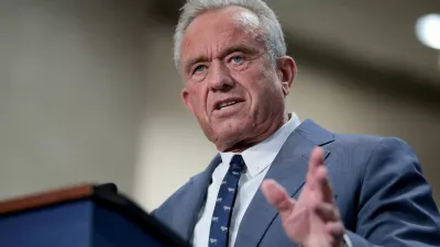 FILE PHOTO: U.S. Health and Human Services Secretary Robert F. Kennedy Jr. speaks during an event on screen time harm in children at the Department of Health and Human Services in Washington, D.C., U.S., September 1, 2026. REUTERS/Evan Vucci/File Photo