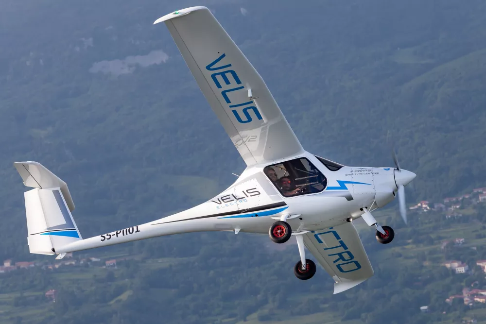 Pipistrel velis electro je bil razvit in izdelan v Sloveniji.