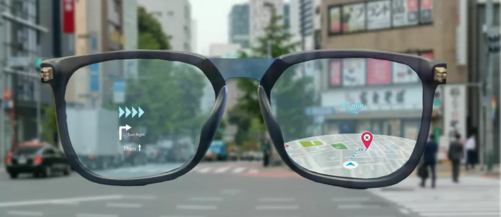 map use ai, artificial intelligence algorithms to determine what individuals want to see When GPS location service are turned on and the Maps app is opened,popups that can direct the user to landmark / Foto: Ekkasit919