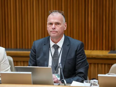 - Mihael Zupančič, kandidat za ministra za pravosodje,- 02.06.2026. - Zasli&scaron;anja kandidatov za ministre 4. vleda Janeza Jan&scaron;e pred parlamentarnimi odbori v DZ RS.//FOTO: Bojan Velikonja