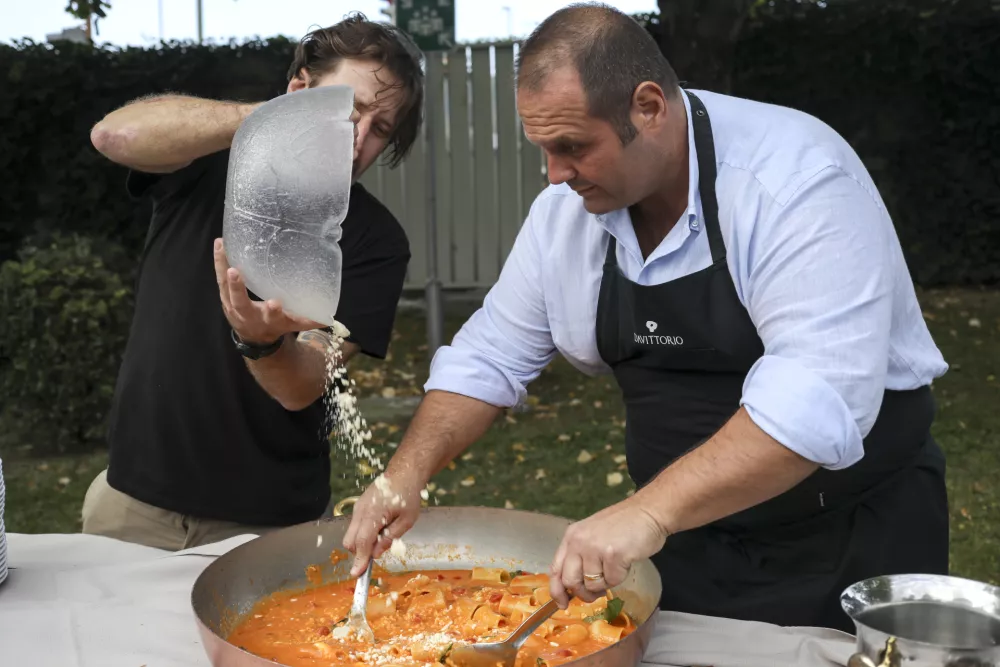 - 18.09.2019 - Roberto Cerea - Bobo, priznani italijanski kuhar s tremi Michelinovimi zvezdicami //FOTO: Jaka GasarOPOMBA: ZA OBJEKTIV - INTERVJU - 2019