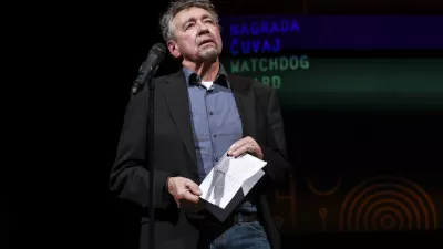 prejemnik nagrade za življensko delo Zoran Senkovič- 24.11.2023 &ndash; podelitev novinarskih nagrad Čuvaj/Watchdog //FOTO: Jaka Gasar / Foto: Jaka Gasar