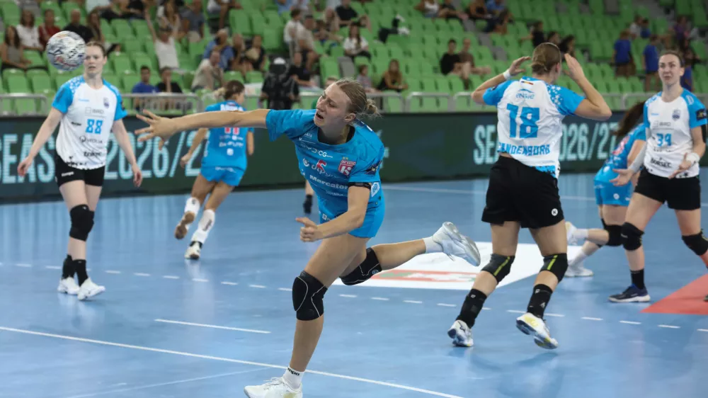 5.9.2026 - Rokomet ženske tekma Krim OTP Group Mercator - CSM Bukare&scaron;ta v prvem krogu evropske lige prvakinjFoto: Luka Cjuha