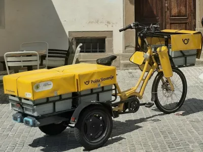 pedelec tovorno kolo Po&scaron;te Slovenije 