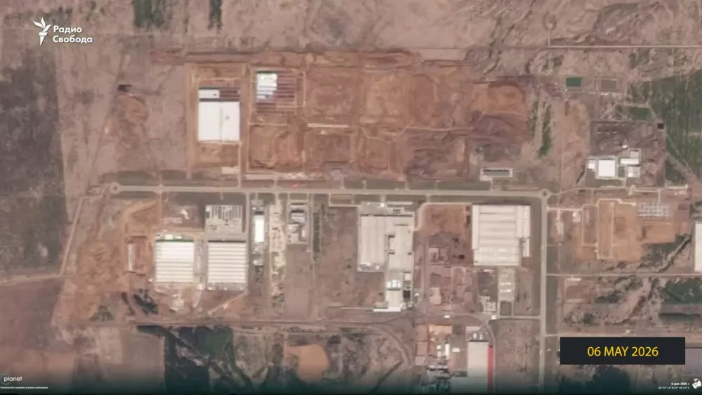 Putin is massively expanding Alabuga Special Economic Zone in Tatarstan &mdash; now effectively a giant drone city, especially for manufacturing his weapon of choice against Ukraine - the Shahed, originally made in Iran.,Image: 1098078965, License: Rights-managed, Restrictions: ***HANDOUT image or SOCIAL MEDIA IMAGE or FILMSTILL for EDITORIAL USE ONLY! * Please note: Fees charged by Profimedia are for the Profimedia's services only, and do not, nor are they intended to, convey to the user any ownership of Copyright or License in the material. Profimedia does not claim any ownership including but not limited to Copyright or License in the attached material. By publishing this material you (the user) expressly agree to indemnify and to hold Profimedia and its directors, shareholders and employees harmless from any loss, claims, damages, demands, expenses (including legal fees), or any causes of action or allegation against Profimedia arising out of or connected in any way with publication of the material. Profimedia does not claim any copyright or license in the attached materials. Any downloading fees charged by Profimedia are for Profimedia's services only. * Handling Fee Only ***, Model Release: no 