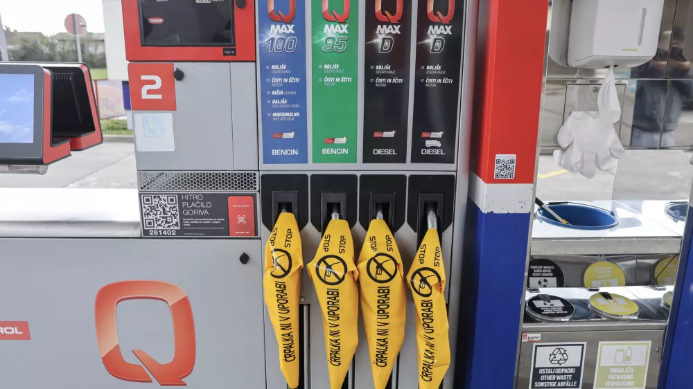 - 14.03.2026 - nedelujoča bencinska črpalka, kriza z nafto, gorivo, nafta, Petrol//FOTO: Jaka Gasar