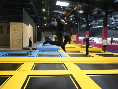 - 23.02.2018 - Trampolin Park WOOP!, Lesko&scaron;kova cesta 3 v Ljubljani - BTC  //FOTO: Luka Cjuha.