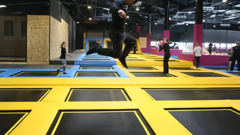- 23.02.2018 - Trampolin Park WOOP!, Lesko&scaron;kova cesta 3 v Ljubljani - BTC  //FOTO: Luka Cjuha.