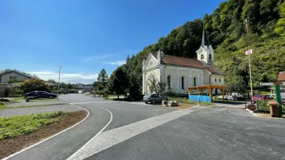 Na ulici Za hribom bo najvi&scaron;ja dovoljena hitrost motornih vozil 20 kilometrov na uro, name&scaron;čeno pa bo tudi ohi&scaron;je za stacionarni merilnik hitrosti. Foto: arhiv Občine Trzin