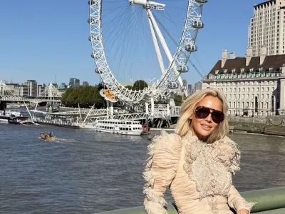 Maja &Scaron;uput je uživala v Londonu. F instagram Maje &Scaron;uput