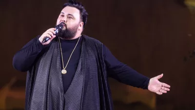07.02.2025., Zagreb: Jacques Houdek zapjevao na modnoj reviji Sajma vjencanja Photo: Mia Slafhauzer/PIXSELL