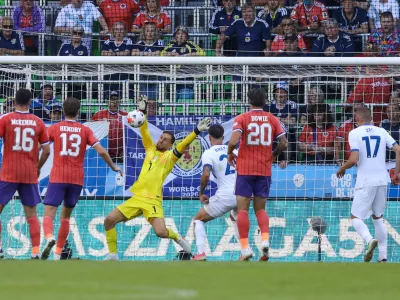 Jan Oblak26.9.2026 - Nogomet - reprezentanca slovenije - stadion Stožice - tekma Slovenija - &Scaron;kotska v prvem krogu evropske lige narodov.Foto: Luka Cjuha