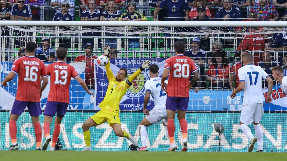 Jan Oblak26.9.2026 - Nogomet - reprezentanca slovenije - stadion Stožice - tekma Slovenija - &Scaron;kotska v prvem krogu evropske lige narodov.Foto: Luka Cjuha