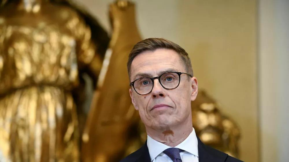 President of Finland Alexander Stubb attends a press conference after Joint Expeditionary Force JEF Leaders' Summit in Helsinki, Finland on March 26, 2026. The topics on the agenda include support from the JEF countries to Ukraine and the overall security situation in Europe. Lehtikuva/Markku Ulander via REUTERS   ATTENTION EDITORS - THIS IMAGE WAS PROVIDED BY A THIRD PARTY. NO THIRD PARTY SALES. NOT FOR USE BY REUTERS THIRD PARTY DISTRIBUTORS. FINLAND OUT. NO COMMERCIAL OR EDITORIAL SALES IN FINLAND.