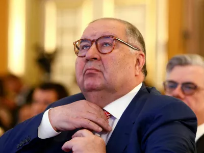 FILE PHOTO: Russian businessman and founder of USM Holdings Alisher Usmanov attends a session during the Week of Russian Business, organized by the Russian Union of Industrialists and Entrepreneurs (RSPP), in Moscow, Russia, March 16, 2017. REUTERS/Sergei Karpukhin/File Photo