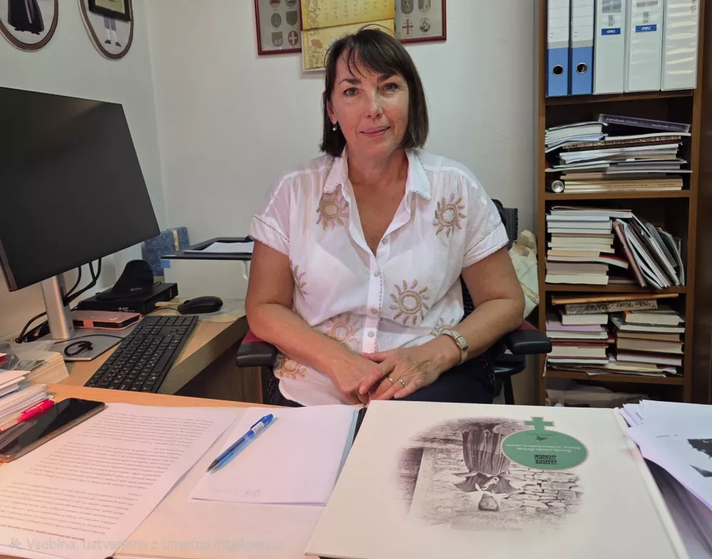 Tina Novak Pucer, etnologinja, muzejska svetnica, Pokrajinski muzej Koper / Foto: Katja Gle&scaron;čič 