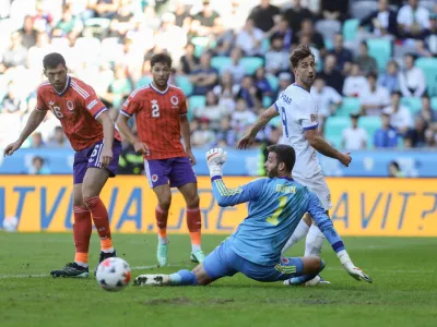 Andraž &Scaron;porar26.9.2026 - Nogomet - reprezentanca slovenije - stadion Stožice - tekma Slovenija - &Scaron;kotska v prvem krogu evropske lige narodov.Foto: Luka Cjuha
