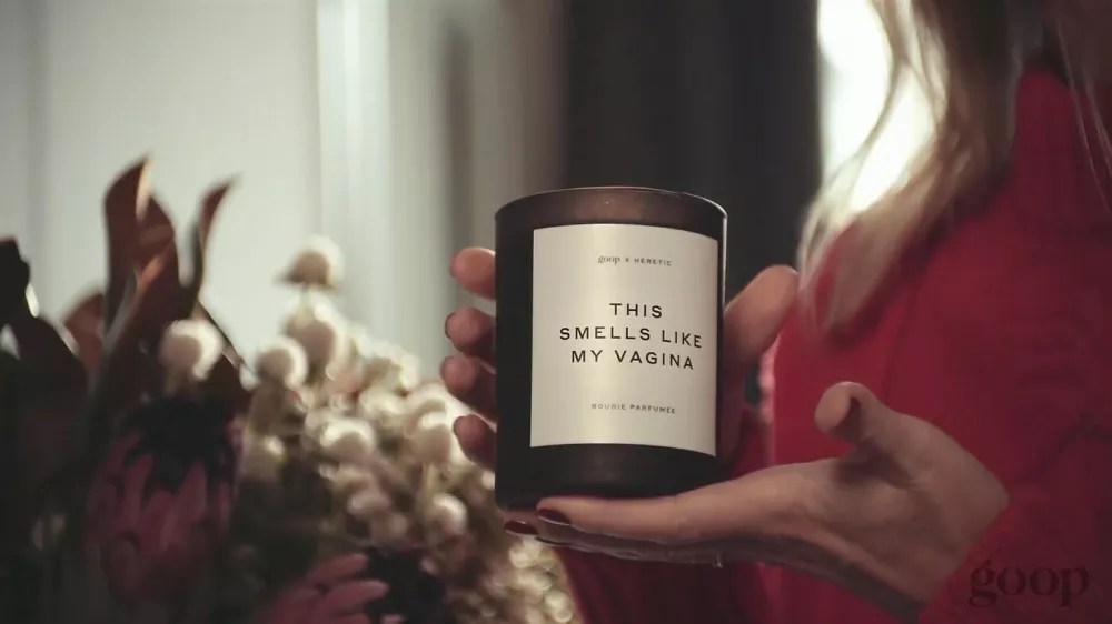 na, - Gwyneth Paltrow's Guide to the Holidays, giving gifts to her famous friends such as Adele (Goop's "DTF" dietary supplements for "sexual desire"), Stephen Colbert (a Goop candle&mdash; "This Smells Like My Orgasm"), Pete Davidson and Kim Kardashian (a set of sharp Wolverine claws) and lastly on her holiday list Taylor Swift, opting for a (vibrator in lieu of a red scarf).  ---------   **UK Clients - Pictures Containing ChildrenPlease Pixelate Face Prior To Publication*,Image: 647114081, License: Rights-managed, Restrictions: RIGHTS: WORLDWIDE EXCEPT IN UNITED STATES, Model Release: no, Pictured: Gwyneth Paltrow 