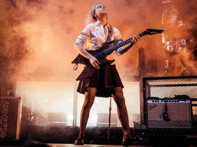 Phoebe Bridgers med nastopom na Danskem pred časom. / Foto: Profimedia