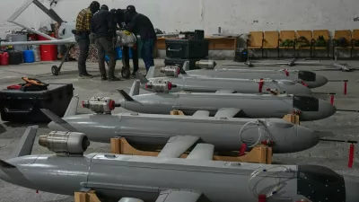 Servicemen of Ukraine's defense intelligence set up drones against Russian in an undisclosed location in Ukraine late Thursday, May 28, 2026. (AP Photo/Efrem Lukatsky)