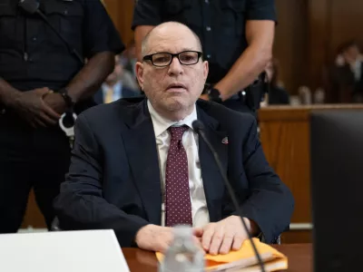 Harvey Weinstein appears in Manhattan Supreme Court for sentencing Wednesday, Sept. 23, 2026 in New York. (Barry Williams/The Daily News via AP, Pool)