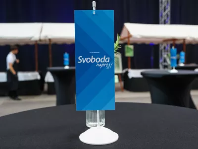 - Gibanje Svoboda, simbolična fotografija,- 19.09.2025. - 5. Kongres Gibanja Svoboda v Kopru.//FOTO: Bojan Velikonja
