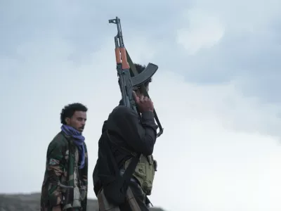 TAIZ, YEMEN - SEPTEMBER 22: Yemeni government forces conduct search and clearance operations after announcing that they regained control of the strategic Mount Qarfan from Houthi forces in the Ash Shamaytayn district of Taiz province, Yemen, on September 22, 2026. Marwan Abdullah Yahya Saeed Al-shabi / AnadoluNo Use USA No use UK No use Canada No use France No use Japan No use Italy No use Australia No use Spain No use Belgium No use Korea No use South Africa No use Hong Kong No use New Zealand No use Turkey