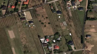 A satellite image taken on April 13, 2026 shows the area of a ground-based Starlink satellite communications station in Wola Krobowska, Poland. The station burned down on September 23, 2026, in what the government suspects was an act of sabotage, according to Polish Deputy Prime Minister Krzysztof Gawkowski. Pleiades Neo © Airbus DS 2026/Handout via REUTERS. THIS IMAGE HAS BEEN SUPVIDED BY A THIRD PARTY. MANDATORY CREDIT.