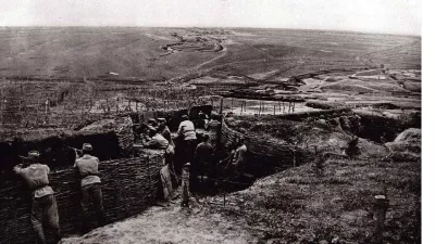 Prva svetovna vojna, Galicija, avstro-ogrska vojska na boji&scaron;ču / Foto: Internet