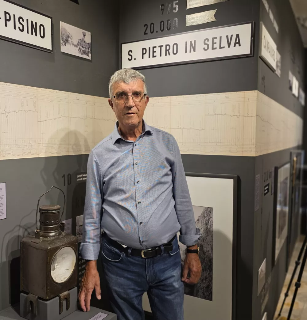 Josip Orbanić, istrska proga, razstava Koper / Foto: Katja Gle&scaron;čič 