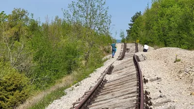 Pijana pruga, Lipoglav-&Scaron;talije, vas Kožljak / Foto: Katja Gle&scaron;čič 