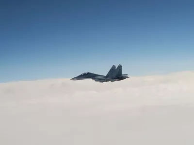 Russian Su-30 fighter jets fly in the international airspace over the Gulf of Finland, September 24, 2026. Swedish Air Force/Finnish Air Force/Handout via REUTERS  THIS IMAGE HAS BEEN SUPPLIED BY A THIRD PARTY