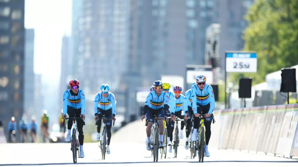svetovno prvenstvo, kolesarstvo, montreal, belgija, remco evenepoel, wout van aert