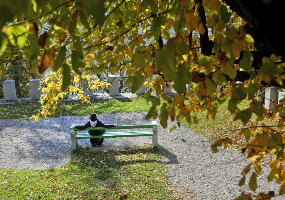 - klopca - počitek - osamljenost - jesen - - 25.10.2017 - Ljubljanski grad &ndash; Plečnikove &Scaron;ance - Grajski grič //FOTO: Bojan Velikonja / Foto: Bojan Velikonja