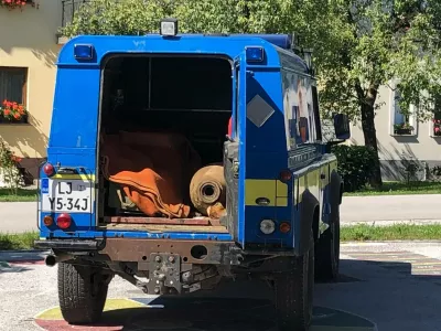 Prizor iz akcije, ki so jo izvedli v začetku meseca. / Foto: URSZR