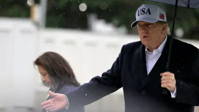 President Donald Trump speaks on the South Lawn of the White House as he arrives, Saturday, Sept. 26, 2026, in Washington. (AP Photo/Rod Lamkey, Jr.)