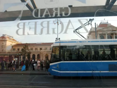 Hrva&scaron;ka - Zagreb - glavni kolodvor &ndash; tramvaj - ,//FOTO: Jaka AdamičOPOMBA: ZA OBJAVO V ČASOPISU DNEVNIK