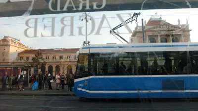 Hrvaška - Zagreb - glavni kolodvor – tramvaj - ,//FOTO: Jaka AdamičOPOMBA: ZA OBJAVO V ČASOPISU DNEVNIK