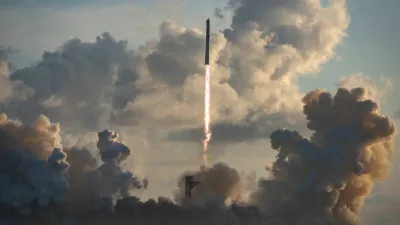 The SpaceX Starship and Super Heavy v3 Booster lift off on its 14h test flight from the SpaceX launch complex in Starbase, Texas, U.S., September 28, 2026. The mission is expected to send the vehicle into orbit for the first time and deploy 26 Starlink V3 satellites. REUTERS/Steve Nesius