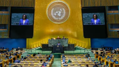 South Sudan's Permanent Representative to the United Nations Cecilia Adout Majok Adeng addresses the 81st session of the United Nations General Assembly at United Nations headquarters, Monday, Sept. 28, 2026. (AP Photo/Yuki Iwamura)