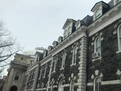 A Cornell University building is pictured in Ithaca, New York, US, August 12, 2024. Mary Chao/USA TODAY NETWORK via REUTERS NO RESALES. NO ARCHIVES.